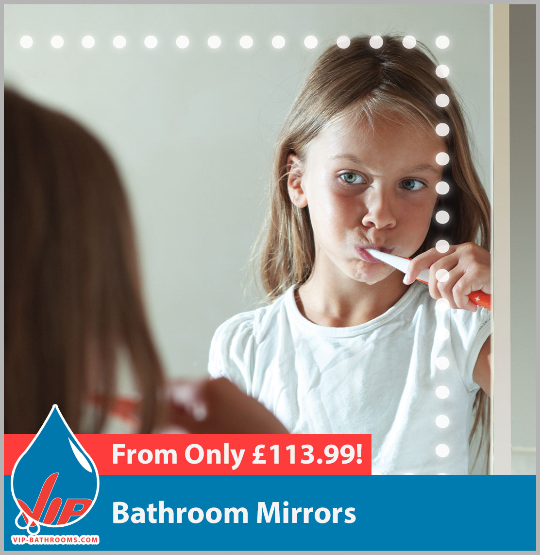 Click here to view our stunning designer Bathroom Mirrors