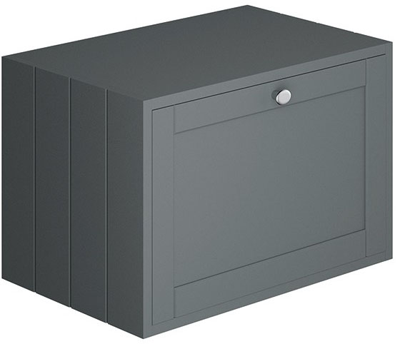 SY-HEN16 Synergy Henbury 600mm Wall Mounted Grey Vanity Unit