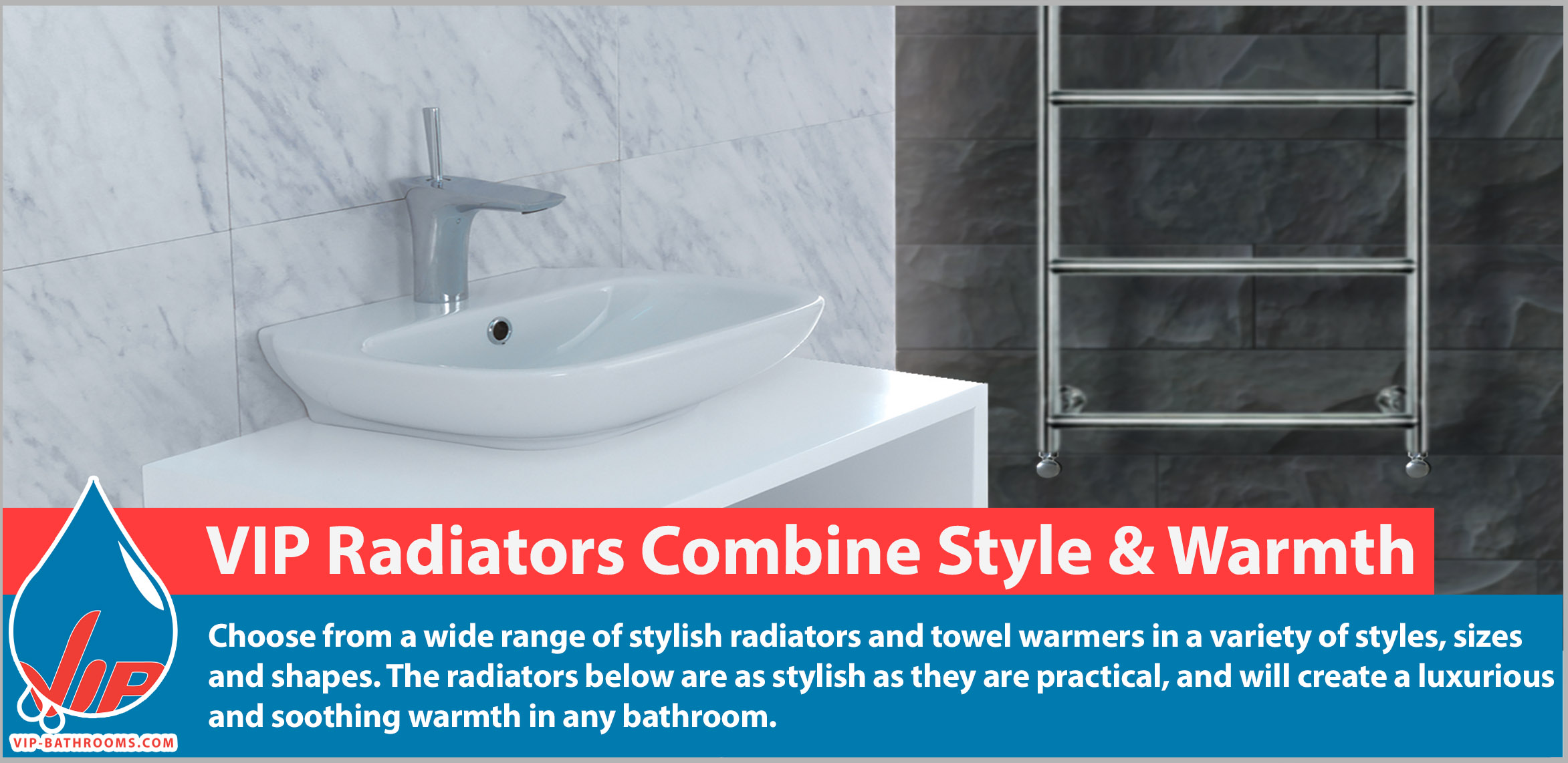 Choose from a huge range of stylish radiators and towel warmers in a wide variety of styles, sizes and finishes. The radiators below are as stylish as they are practical, and will create a luxurious warmth in your bathroom.